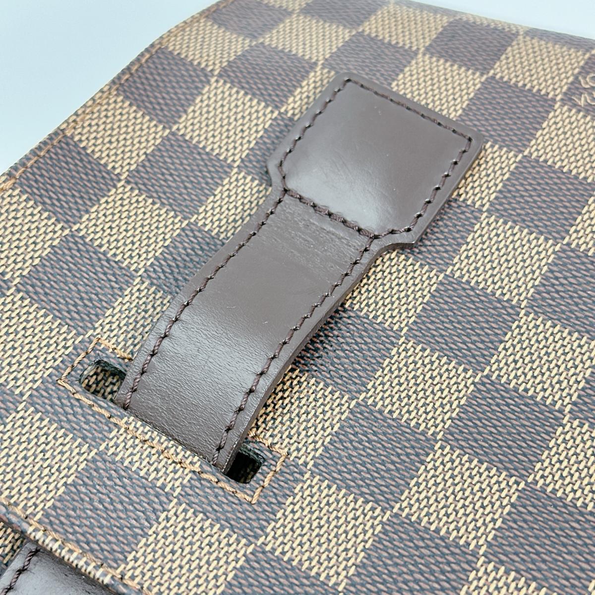 LOUIS VUITTON Shoulder Bag N42270 Damier canvas Brown 2WAY bag Damier Broadway unisex(Unisex) Used Authentic