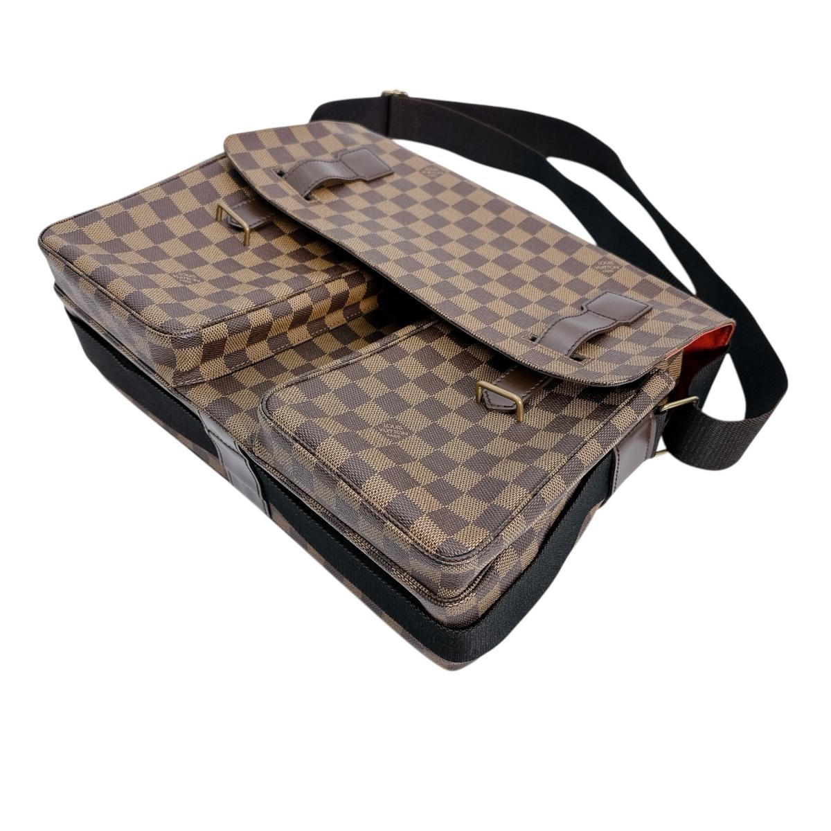 LOUIS VUITTON Shoulder Bag N42270 Damier canvas Brown 2WAY bag Damier Broadway unisex(Unisex) Used Authentic