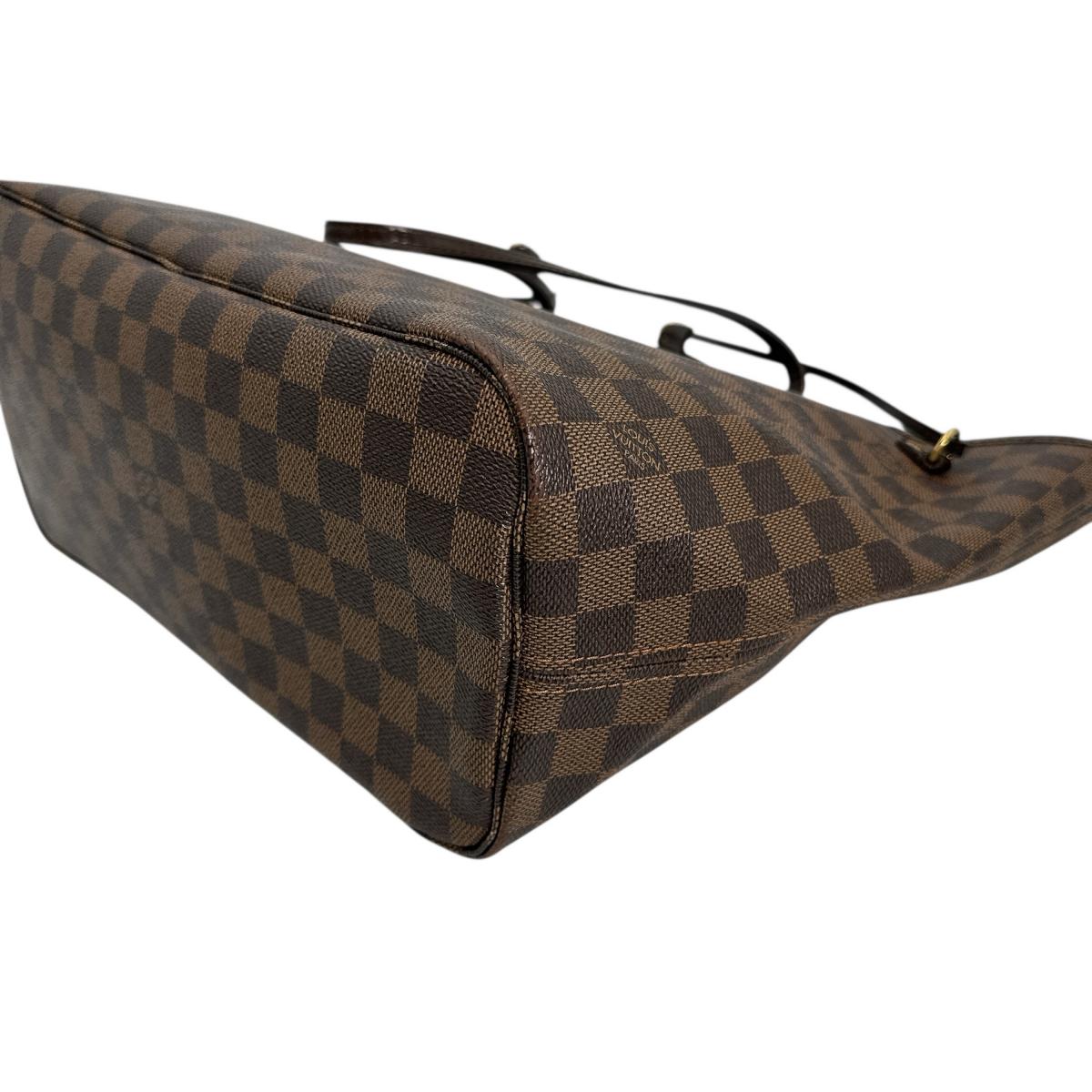 LOUIS VUITTON Tote Bag N51105 Damier canvas Brown lightweight Damier Neverfull MM Women Used Authentic