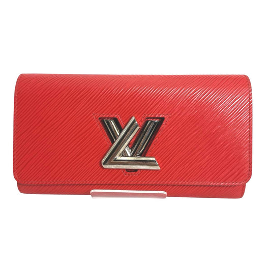 LOUIS VUITTON Long Wallet Purse M61179 Epi Leather Coklico Long Wallet Purse Epi Portefeuille twist Women Used Authentic