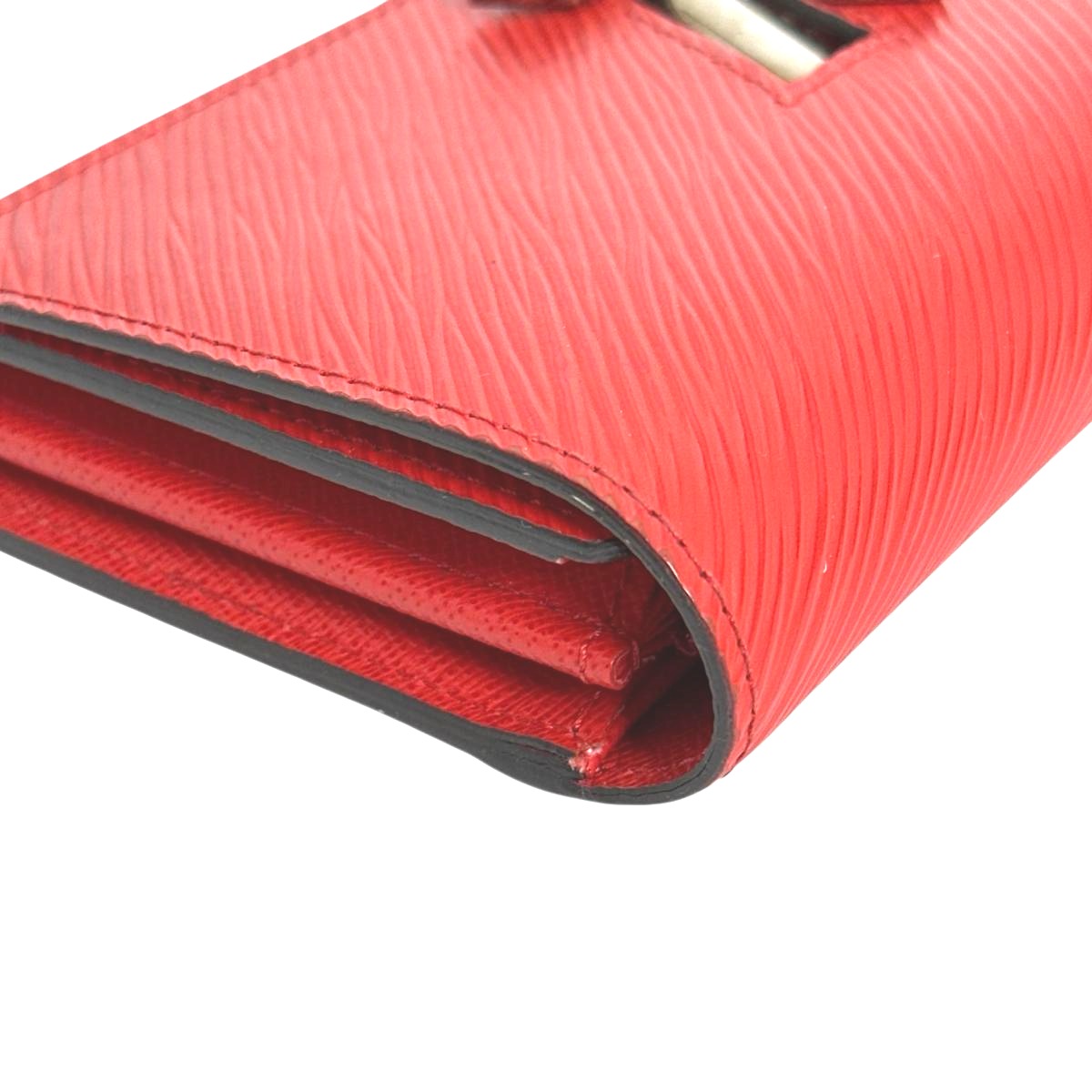 LOUIS VUITTON Long Wallet Purse M61179 Epi Leather Coklico Long Wallet Purse Epi Portefeuille twist Women Used Authentic