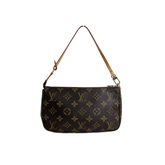 LOUIS VUITTON Pouch M51980 Monogram canvas Brown Monogram Pochette Accessoires