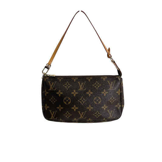 LOUIS VUITTON Pouch M51980 Monogram canvas Brown Monogram Pochette Accessoires