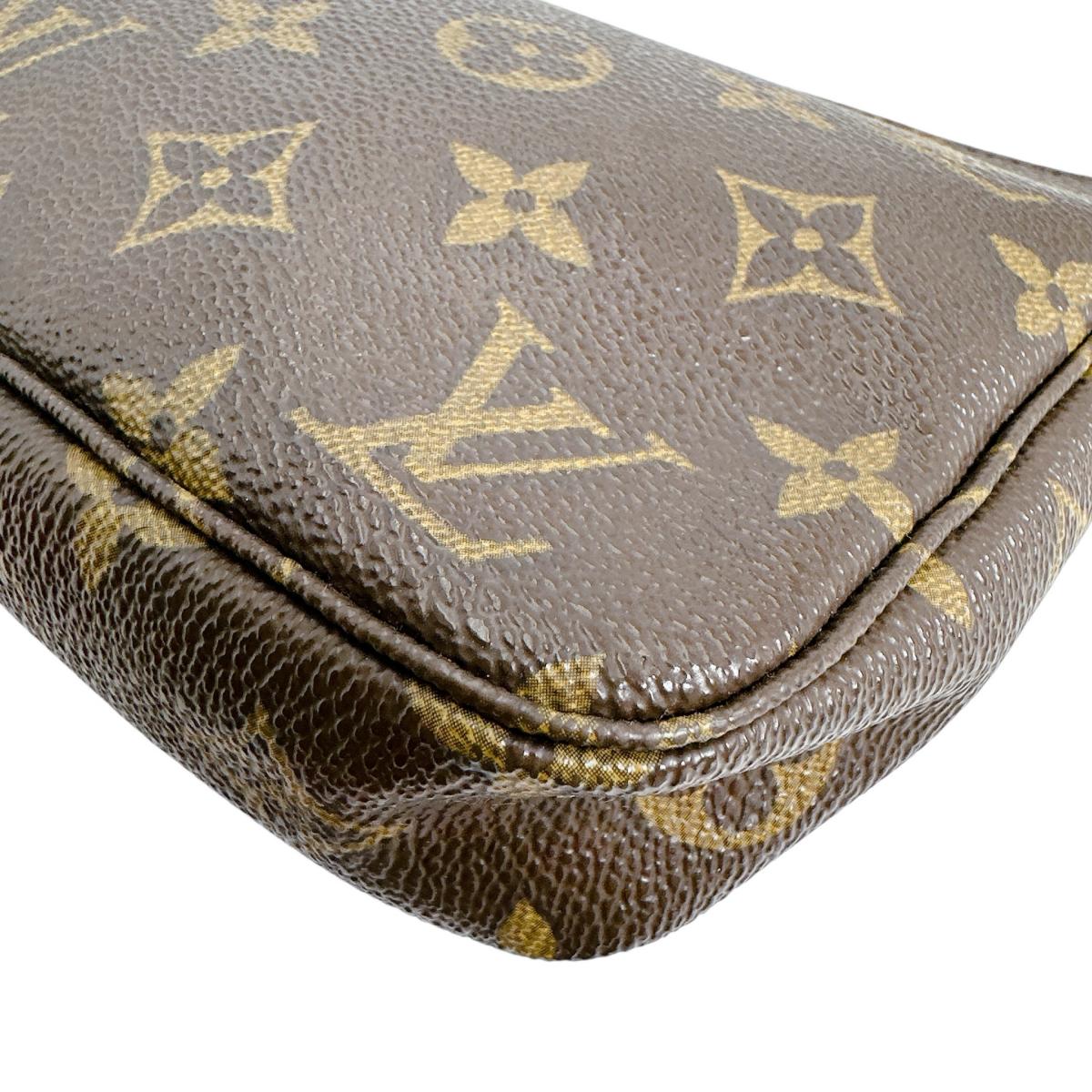 LOUIS VUITTON Pouch M51980 Monogram canvas Brown Monogram Pochette Accessoires