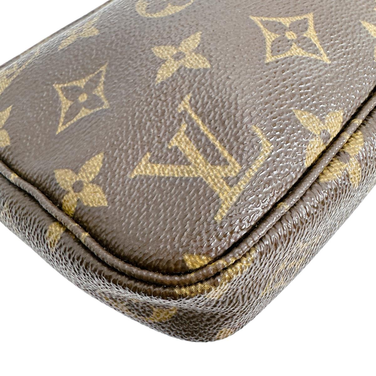 LOUIS VUITTON Pouch M51980 Monogram canvas Brown Monogram Pochette Accessoires