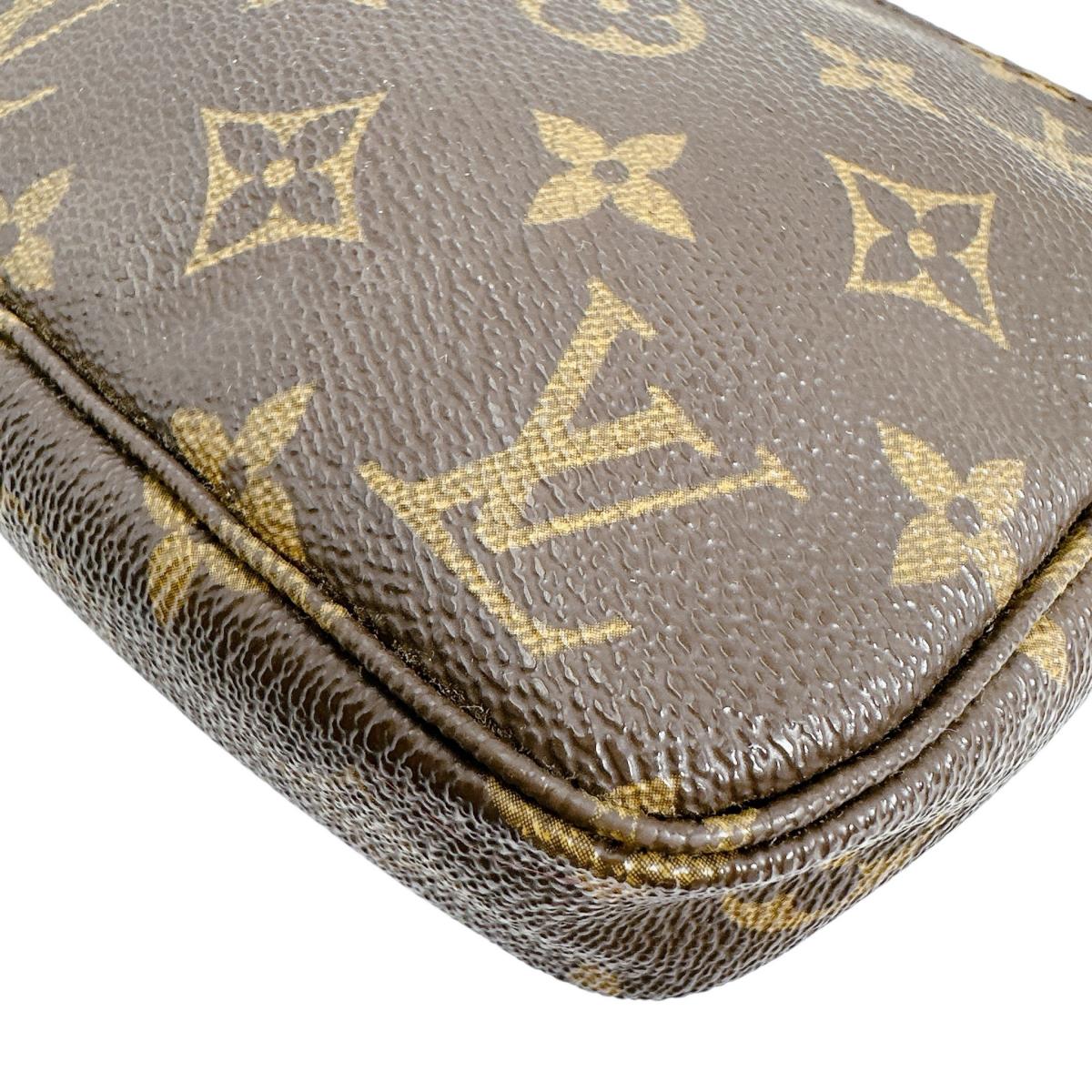 LOUIS VUITTON Pouch M51980 Monogram canvas Brown Monogram Pochette Accessoires