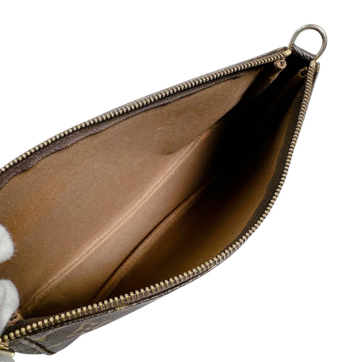 LOUIS VUITTON Pouch M51980 Monogram canvas Brown Monogram Pochette Accessoires