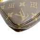 LOUIS VUITTON Pouch M51980 Monogram canvas Brown Monogram Crossbody strap replacement available