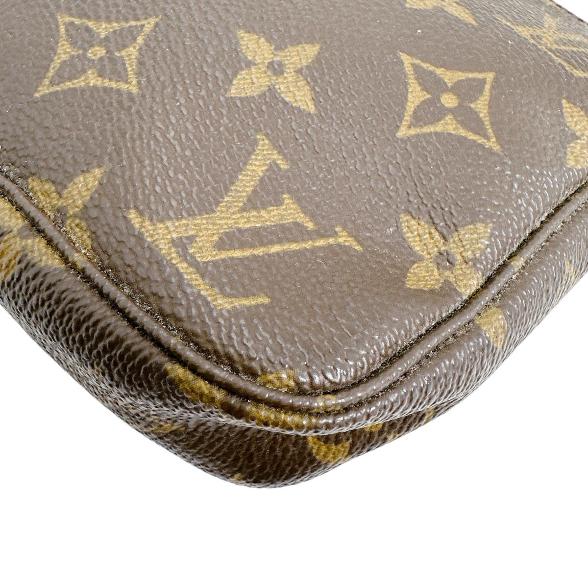 LOUIS VUITTON Pouch M51980 Monogram canvas Brown Monogram Crossbody strap replacement available
