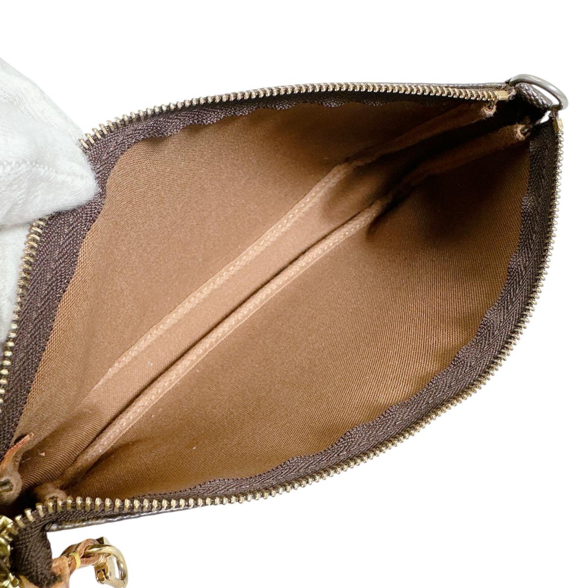 LOUIS VUITTON Pouch M51980 Monogram canvas Brown Monogram Crossbody strap replacement available