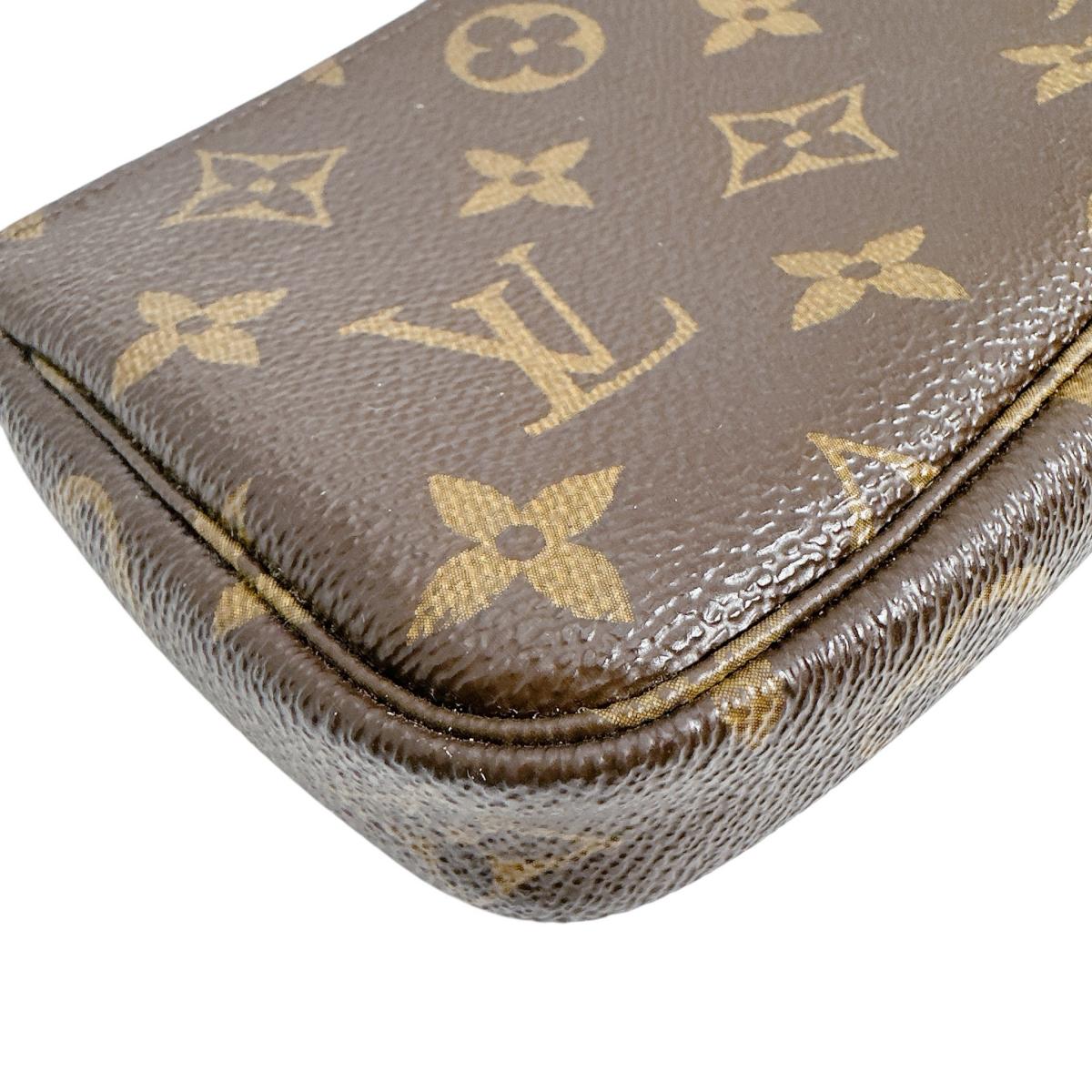 LOUIS VUITTON Pouch M58009 Monogram canvas Brown Monogram Mini Pochette Accessoires