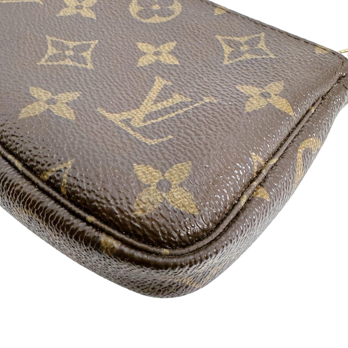 LOUIS VUITTON Pouch M58009 Monogram canvas Brown Monogram Mini Pochette Accessoires