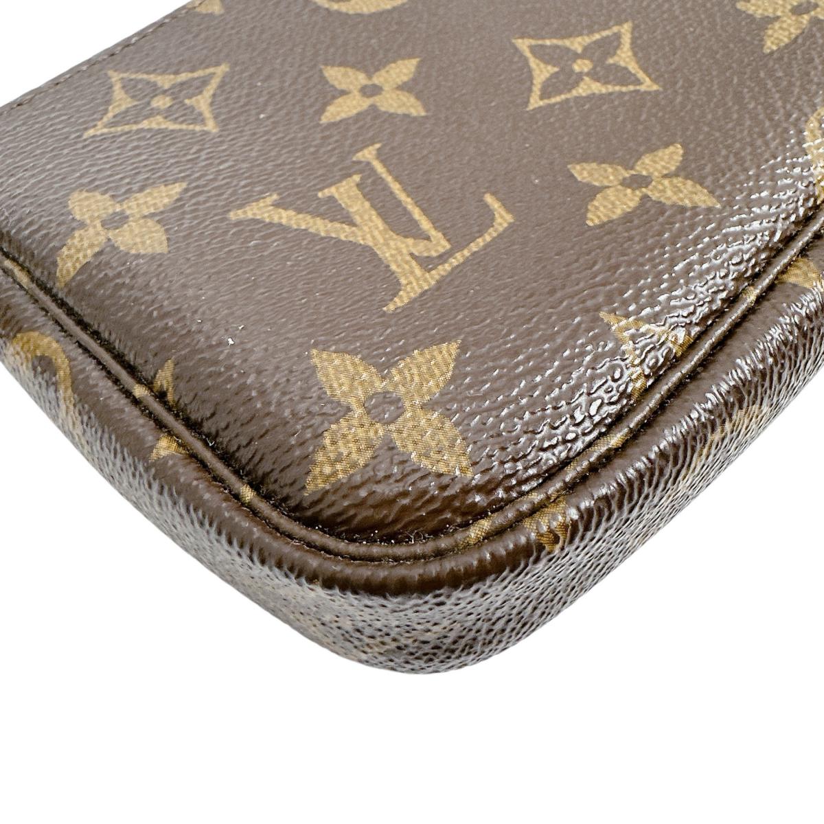 LOUIS VUITTON Pouch M58009 Monogram canvas Brown Monogram Mini Pochette Accessoires