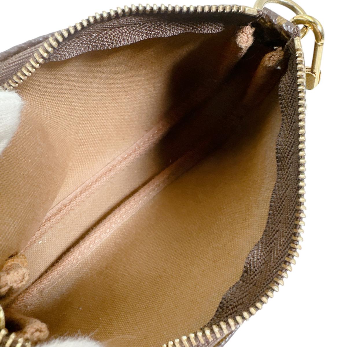 LOUIS VUITTON Pouch M58009 Monogram canvas Brown Monogram Mini Pochette Accessoires