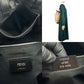 FENDI Backpack 7VZ057 Canvas, Leather beige Women Used Authentic
