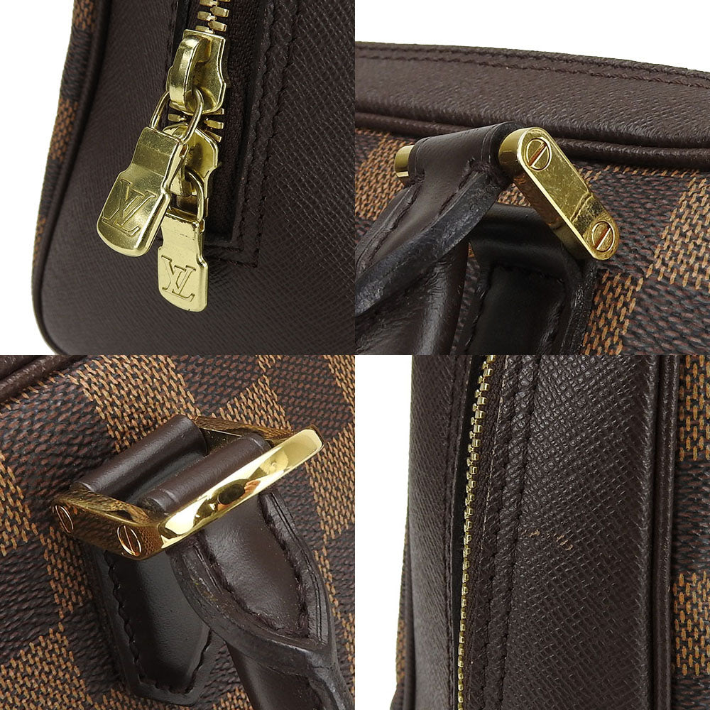 LOUIS VUITTON Handbag N51150 Damier Brown Brera Women Used Authentic