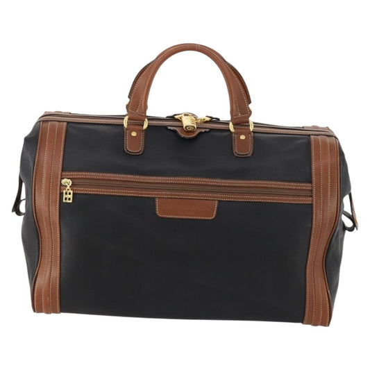 BALENCIAGA Boston Bag Leather Black Gold