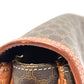 CELINE Shoulder Bag PVC / Leather Brown Macadam