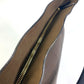 CELINE Shoulder Bag leather Brown bicolor stripes Tote Bag