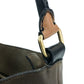 CELINE Shoulder Bag leather Brown bicolor stripes Tote Bag