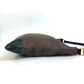 CELINE Shoulder Bag leather Brown bicolor stripes Tote Bag