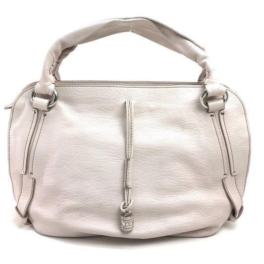 CELINE Handbag leather Light pink Bittersweet Women Used Authentic