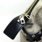 CELINE Tote Bag Linen canvas, leather Beige x black Women Women Used Authentic