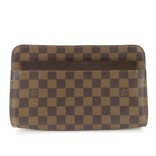 LOUIS VUITTON business bag N51993 Damier Brown Saint Louis mens Used Authentic