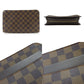LOUIS VUITTON business bag N51993 Damier Brown Saint Louis mens Used Authentic