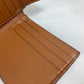 CELINE Folded wallet leather Brown Card Case triomphe wallet mens Secondhand Authentic