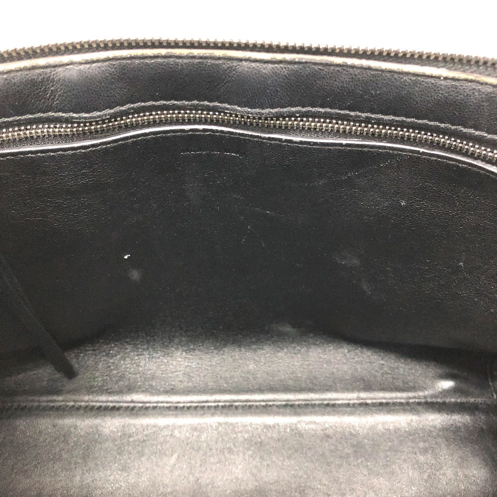 CELINE Shoulder Bag leather black Shoulder edge bag