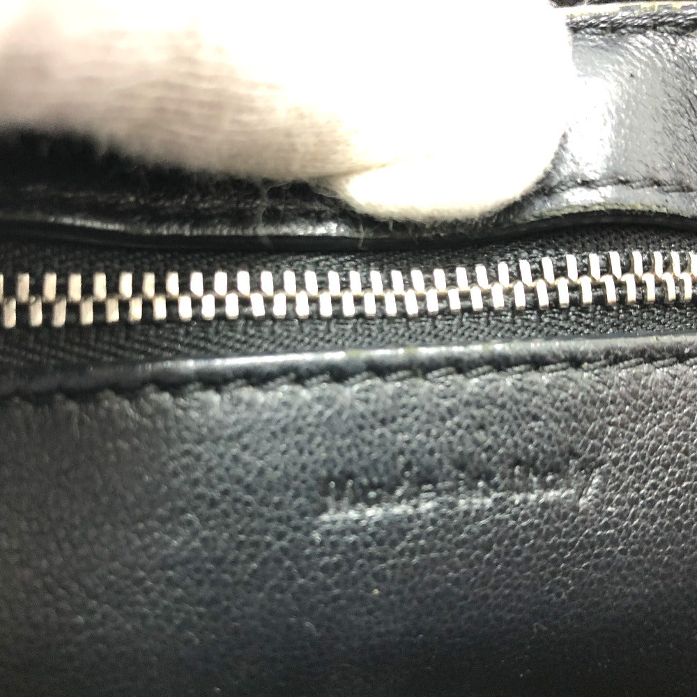 CELINE Shoulder Bag leather black Shoulder edge bag