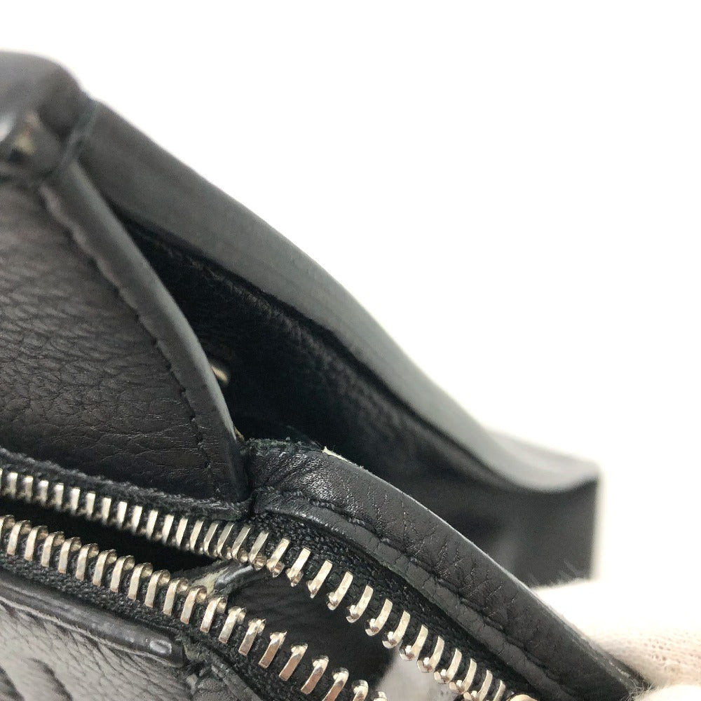CELINE Shoulder Bag leather black Shoulder edge bag