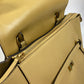 CELINE Shoulder Bag leather yellow Belt bag mini Women Used Authentic
