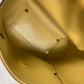CELINE Shoulder Bag leather yellow Belt bag mini Women Used Authentic