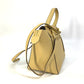 CELINE Shoulder Bag leather yellow Belt bag mini Women Used Authentic