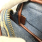 CELINE Waist bag denim blue Macadam denim