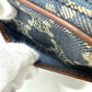 CELINE Waist bag denim blue Macadam denim