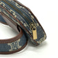 CELINE Waist bag denim blue Macadam denim