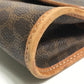 CELINE Waist bag PVC / Leather Brown Macadam Women 65 Used Authentic