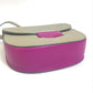 CELINE Shoulder Bag leather Gray x purple pink By color Trotter small Women Used Authentic