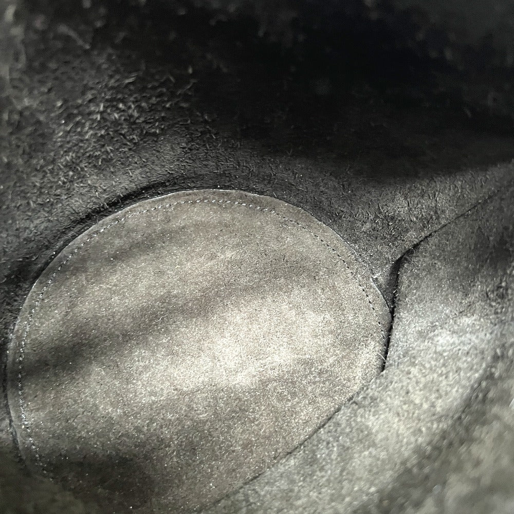 CELINE Shoulder Bag leather black Big Bag Bucket Nano