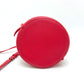 CELINE Shoulder Bag leather Red Big Bag Bucket Nano