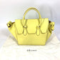 CELINE Handbag 175883 leather yellow Tote Bag belt bag Thai Mini Thai Bag Women Used Authentic