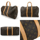 LOUIS VUITTON Boston Duffel bag M41428 Monogram, Tanned Leather Brown Keepall 45 unisex(Unisex) Used Authentic