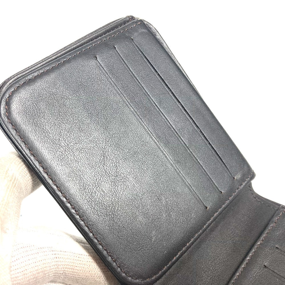 LOUIS VUITTON Folded wallet M93548 Damier Jean Canvas black Damier Jean Porte Billets 9 Carte Credit Funeral mens Used Authentic