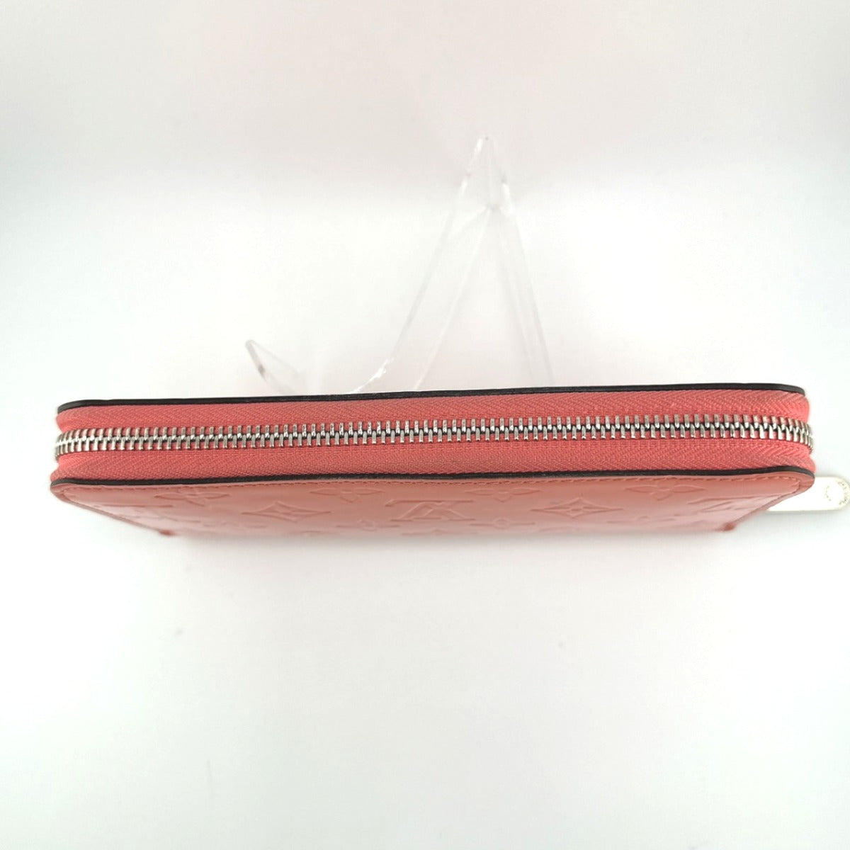 LOUIS VUITTON Long Wallet Purse M93202 Monogram Vernis Rose rich Zip Around Vernis Zippy wallet Women Used Authentic