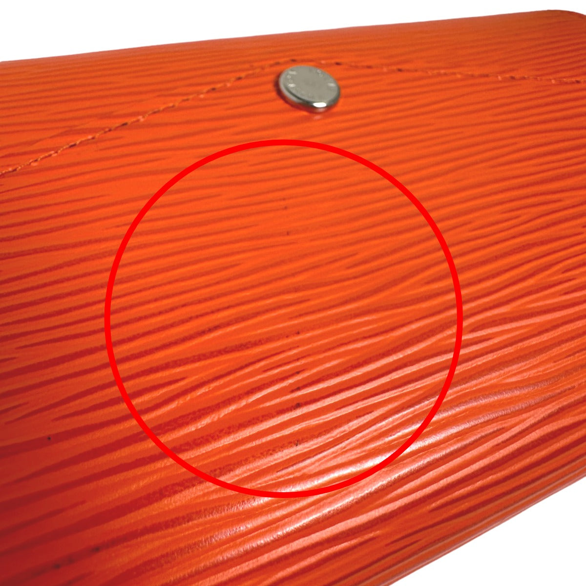 LOUIS VUITTON Long Wallet Purse M60584 Epi Leather Orange Long Wallet Purse Epi Portefeuille Sara Women Used Authentic