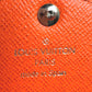 LOUIS VUITTON Long Wallet Purse M60584 Epi Leather Orange Long Wallet Purse Epi Portefeuille Sara Women Used Authentic