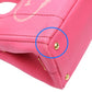 PRADA Tote Bag 1BG439 denim Fusha pink 2 way bag Canapa Women Used Authentic